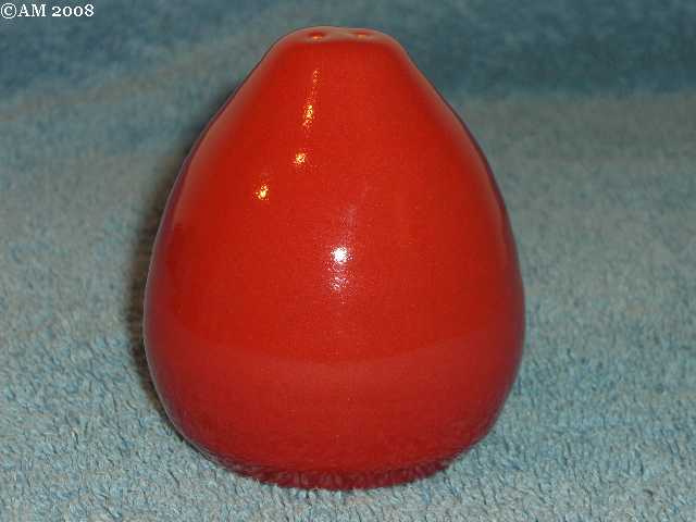 Frankoma Mountain Air shakers glazed flame